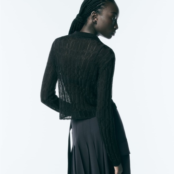 ZARA new collection size L metallic top NEW COLLECTION - Picture 9 of 11